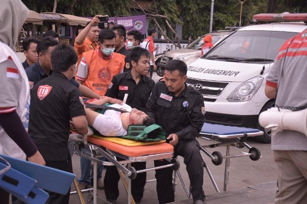 Simulasi SPGDT Melatih Kesiapsiagaan Seluruh Lintas Sektoral Tangani Musibah Massal 