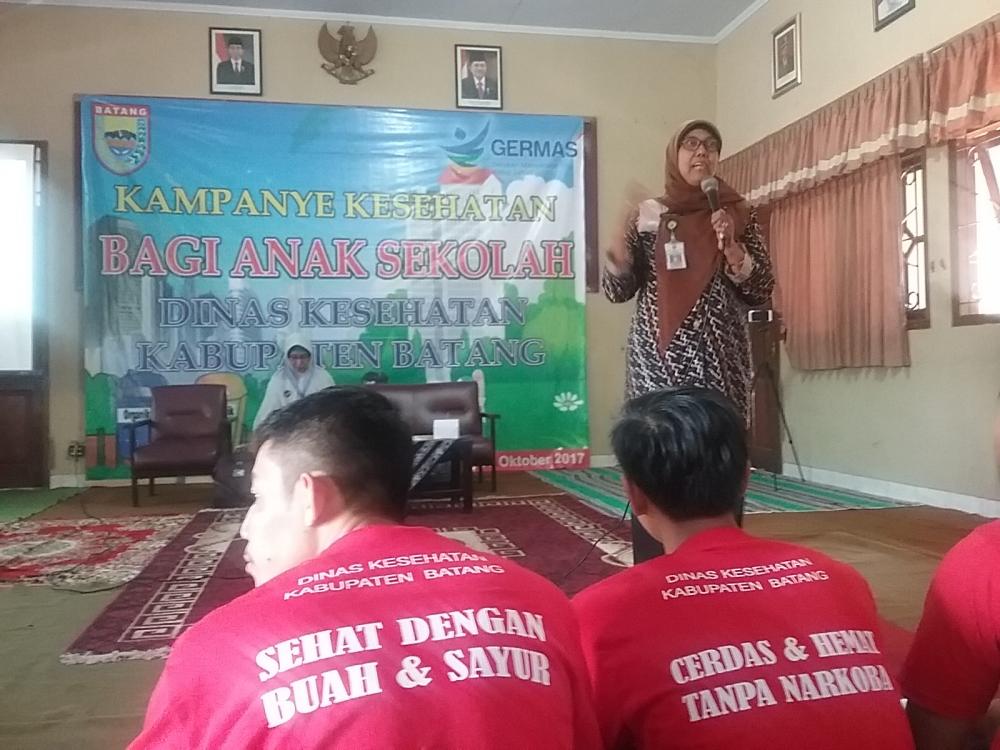 Dinas Kesehatan Mengkampanyekan Germas di Kalangan Anak Sekolah