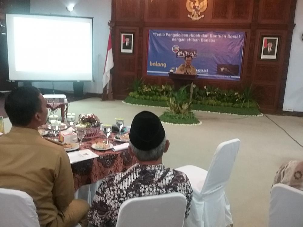 Pemkab Batang Launching Aplikasi e-HibahBansos untuk Wujudkan Tertib Pengelolaan Hibah dan Bansos