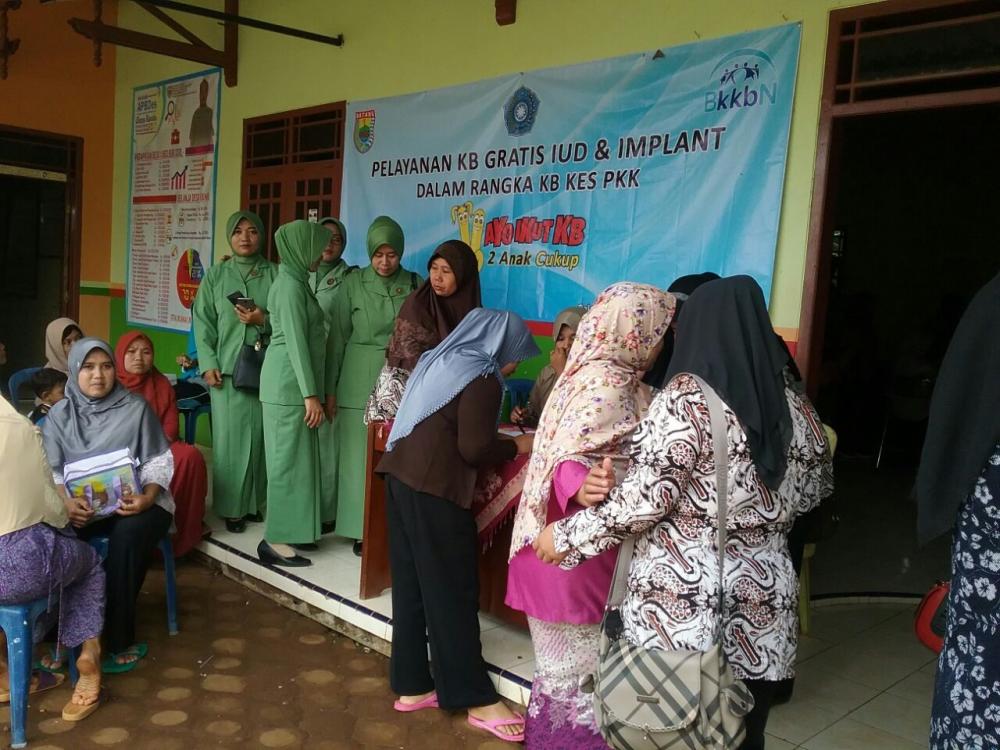 Pelayanan KB dalam Rangka Hari Juang Kartika (HJK) Tahun 2017 