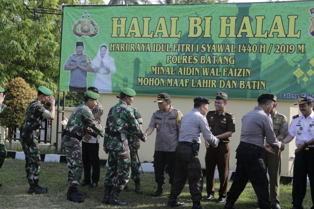 Polres Batang Gelar Halalbihalal Bersama Forkopimda