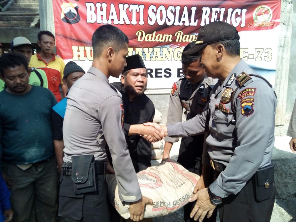 Hari Bhayangkara ke-73, Polres Batang Gelar Bakti Sosial Religi