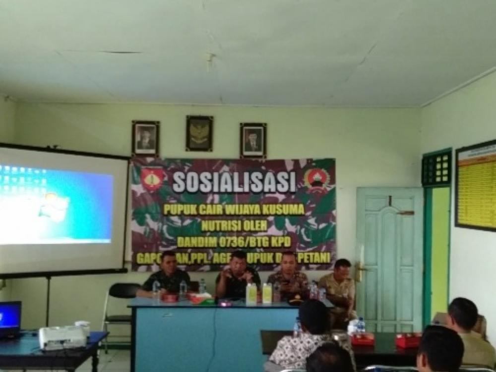 Dandim 0736/Batang Ajak Petani Gunakan Pupuk Nutrisi Wijaya Kusuma 