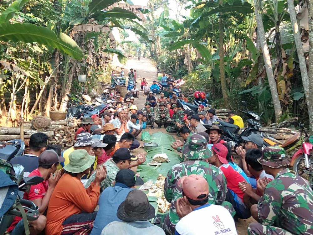 Pra TMMD Sengkuyung Tahap II, Koramil 01/Subah Gelar Selamatan