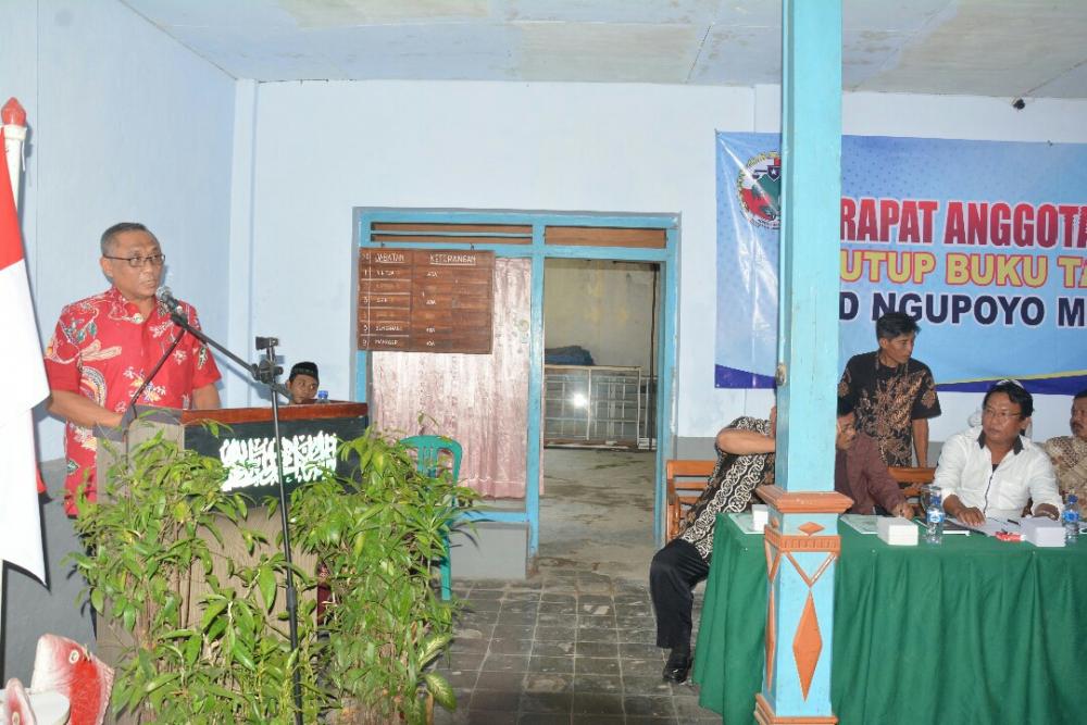 Pj. Bupati Siswo Laksono Sarankan KUD Ngupoyo Mino Untuk Efisiensi Biaya Operasional