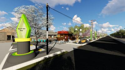 Fokus Penataan Kota, Bupati Batang Bangun Taman Kota Sutomo