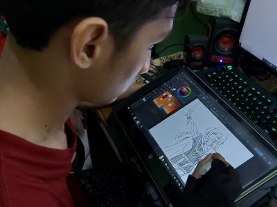 Karya Kartunis Muda Batang Diincar Hingga Mancanegara