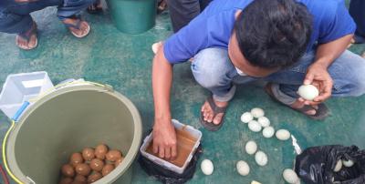 Berpotensi Jadi Wirausahawan, WBP Dilatih Produksi Telur Asin