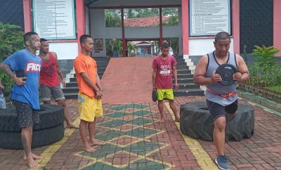 9 WBP Siap Ikut Pra Porprov Angkat Besi