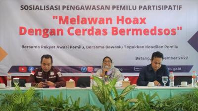 Bawaslu Batang Ajak Para Admin Medsos Untuk Tangkal Hoaks