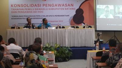 Bawaslu Batang Gelar Konsolidasi Pengawasan untuk Panwascam Kecamatan