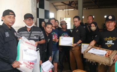 Peduli Korban Banjir, PGRI Kirimkan Sembako
