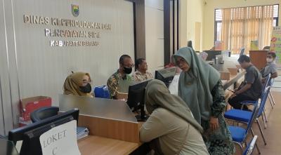 Pasca Lebaran, Pemohon KTP Padati Disdukcapil