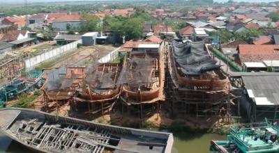 Industri Galangan Kapal di Batang Tinggal 17 Pengusaha Bertahan