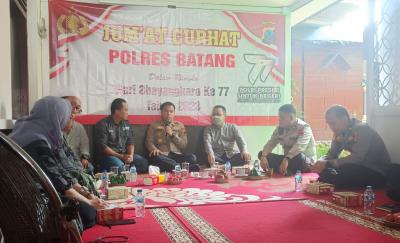 Kapolres Ajak SPN Bersinergi Sambut KIT Batang