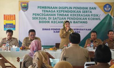 Pj Bupati Batang Minta, Kepsek Pastikan Pemantauan Anak Didik Waktu di Sekolah