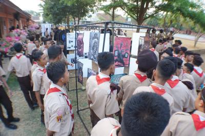 Tolak Aksi Tawuran, Neswara Wadahi Pelajar Lewat Menggambar