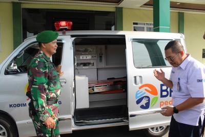 Dapat Ambulans Baru, Fasyankes Kodim Batang Makin Lengkap