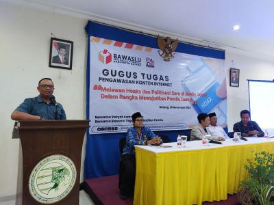 Kumpulkan Relawan Patroli Siber, Bawaslu Batang Awasi Konten Internet Hoaks dan Polarisasi Sara
