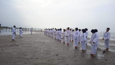 Ujian Kenaikan Tingkat, Spirit Ratusan Karate Gabdika Batang Hasilkan Mental dan Etika