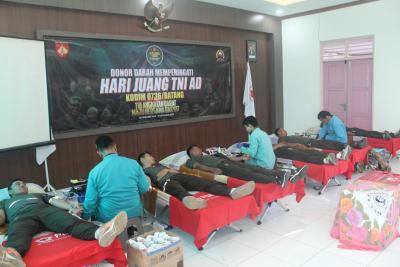 Hari Juang Kartika, Kodim Batang Jaga Stok Darah