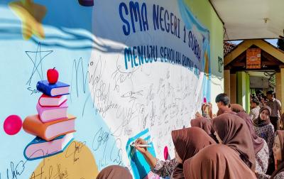 Ciptakan Kenyamanan Belajar, Smabah Deklarasikan Sekolah Ramah Anak