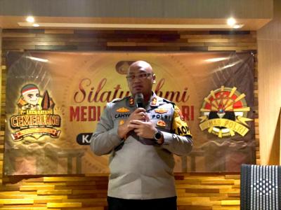 Perkuat Kemitraan, Kapolres Batang Silaturahmi dengan Rekan Media