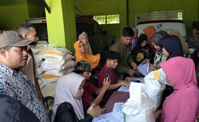 Bulog Tegal Kembali Salurkan Bantuan Beras