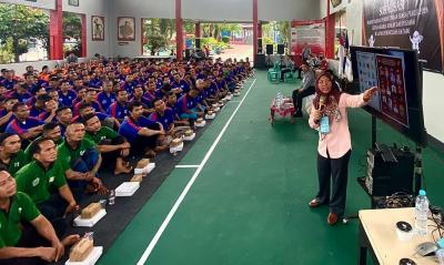 Warga Binaan Lapas Batang Ikuti Sosialisasi Pemilu 2024