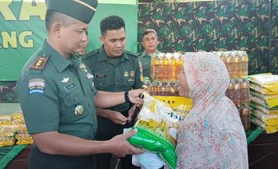Pasar Murah Kodim, Bantu Warga Dapatkan Sembako Terjangkau