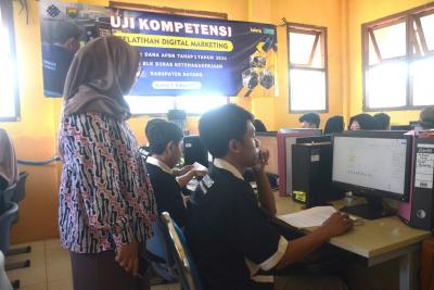 Pelaksanaan UJI Kompetensi Peserta Pelatihan BLK Batang