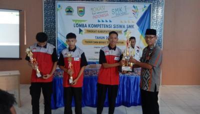 SMKN 1 Warungasem Dominasi Kompetisi Keterampilan Siswa Juara 1 di Semua Jurusan