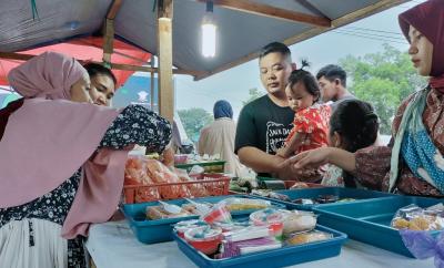 Bazar Ramadan Veteran, Jadi Buruan Jelang Berbuka