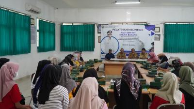 Ciptakan Tenaga Terampil, Disperindagkop Batang Gelar Pelatihan Melinting