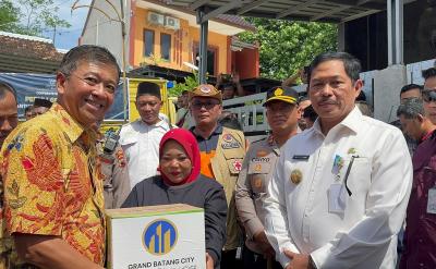 Pj Gubernur Apresiasi Kepedulian Pengusaha terhadap Terdampak Gempa