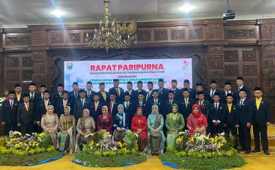 Sebanyak 45 Anggota DPRD Batang Resmi Dilantik