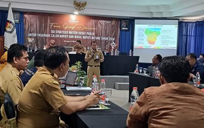 Jelang Debat, KPU Batang Buka Ruang Warga Sampaikan Usulan