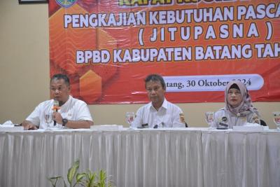 BPBD Siapkan Tenaga Terampil Penilai Kerusakan Pasca Bencana di Batang
