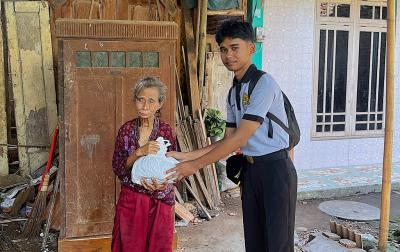 Sambut Tahun Baru, PPI Batang Bagikan Sembako