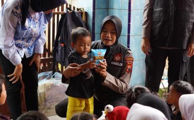 Pascabencana, Polres Batang Buka Layanan Trauma Healing