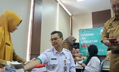 Gandeng Dinkes, BNNK Batang Pantau Kesehatan Anggota