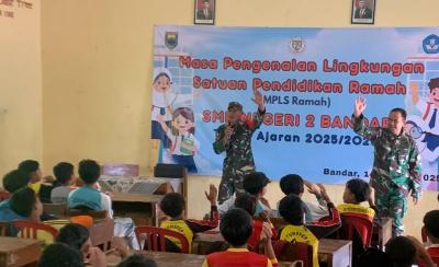 Gandeng Koramil, SMP 2 Bandar Tanamkan Nasionalisme