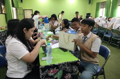 Kunjungan Siswi Jeonju Girls Korea Selatan Disambut Meriah