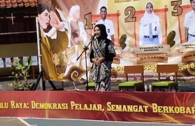 Ajarkan Siswa Berdemokrasi, Smantang Gelar Pilketos Langsung