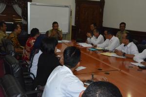 Bupati Menerima Kunjungan Tim Uji Petik Penghargaan Satyalancana Pembangunan