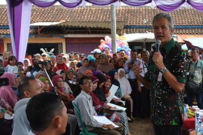 Gubernur Ganjar Pranowo Roadshow Di Kabupaten Batang