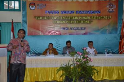 KPU Dinilai Sukses Dalam Penyelenggaran PILKADA Batang 2017