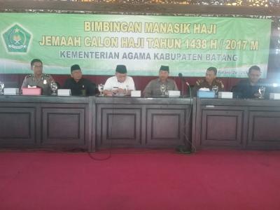 Bimbingan Manasik Haji Jamaah Calon Haji Tahun 1438H/2017M Kab. Batang