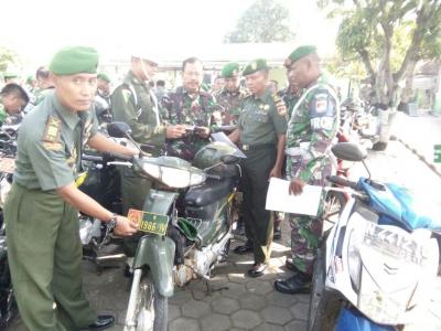 KODIM 0736 BATANG GELAR RIK RAN SPM RODA 2 DAN KBM RODA 4