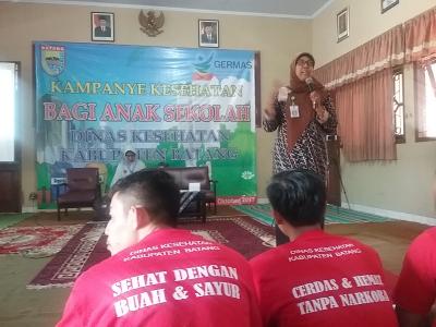 Dinas Kesehatan Mengkampanyekan Germas di Kalangan Anak Sekolah